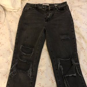 PACSUN ripped mom jeans